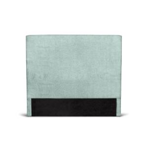 Tête de lit lisse en tissu - Bleu clair - 140 cm