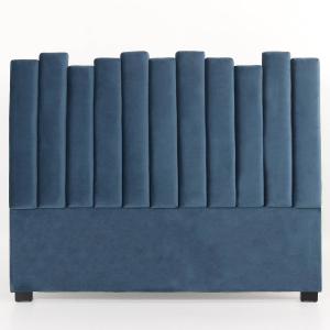 Tête de lit lucky 160 cm velours bleu