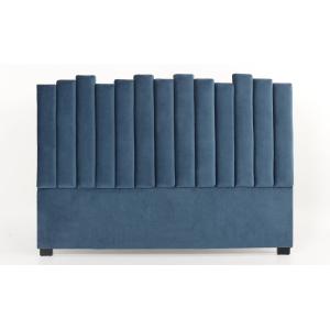 Tête de lit lucky 180cm velours bleu