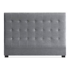 Tête de lit luxor 160cm velours argent