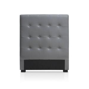 Tête de lit luxor 90cm gris
