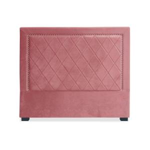 Tête de lit meghan 140cm velours rose