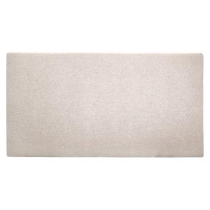 Tête de lit polyester lisse beige 200x80cm
