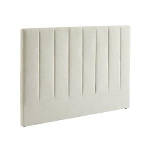 Tête de lit revêtement tissu beige 150cm