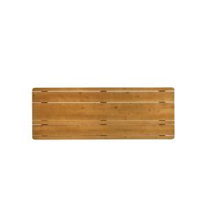 Tête de lit sapin massif marron clair 160 cm