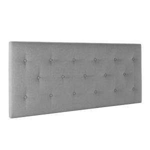 Tête de lit tapissée 140x60 cm Gris
