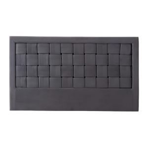 Tête de lit velours gris 140x190 cm, 140x200 cm