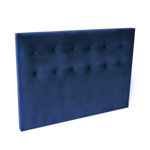 Tete lit capitonnée 140x115 bleu