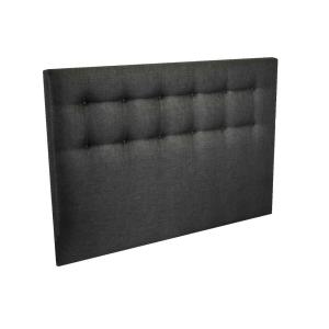 Tete lit capitonnée anthracite 180x115