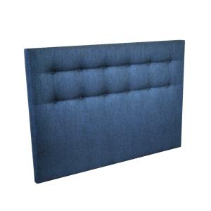 Tete lit capitonnée bleu marine 140x115