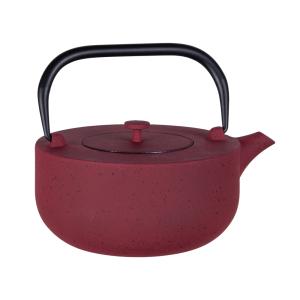 Théière en fonte   1,2 L  rouge