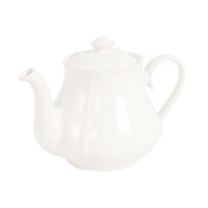 Théière en grès blanc 1L