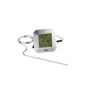 Thermomètre à rôtir numérique en ABS argent