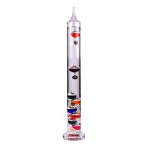 Thermomètre galilée 44 cm multicolore en verre