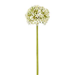 Tige d'allium everest artificielle blanche H90