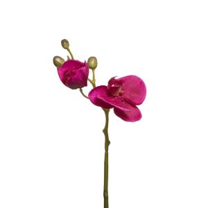 Tige d'orchidée phalaenopsis artificielle fuchsia H21