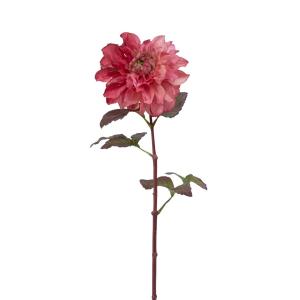 Tige de dahlia artificielle rose et framboise H58