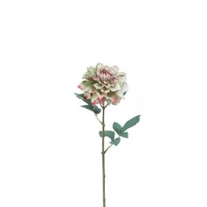 Tige de dahlia artificielle rose et jaune H58