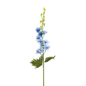 Tige de delphinium en bourgeons artificielle bleu ciel H75