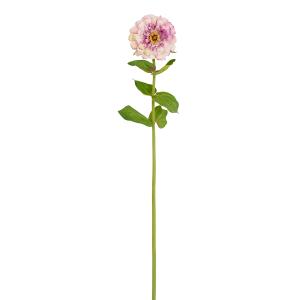 Tige de zinnia artificielle rose H68