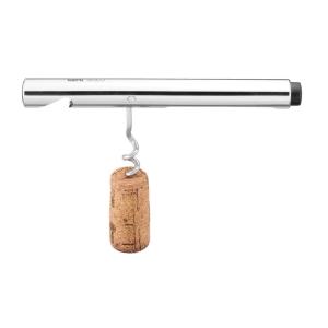 Tire-bouchon Inox Noir 15x2x2 cm