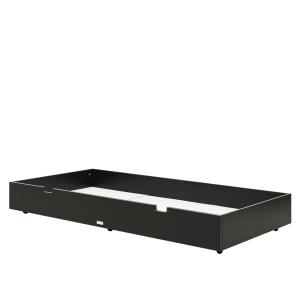Tiroir 90x200 noir mat en MDF