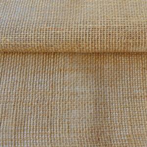 Tissu en jute enduite laminée naturel 123 cm