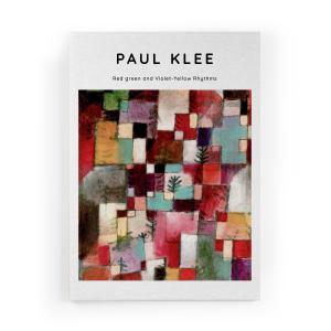 Toile 60x40 impression Paul Klee rouge et vert