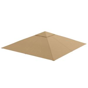 Toile de rechange pavillon tonnelle anti-uv polyester beige