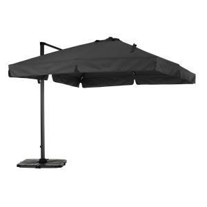 Toile de rechange pour parasol suspendu 300x300cm carré Gri…
