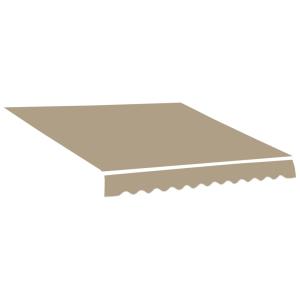 Toile de rechange store banne anti-uv polyester beige