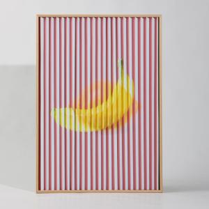 Toile effet d'illusion multiclore 72x102