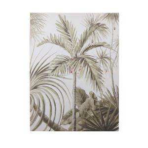 Toile imprimée palmiers 53x73cm