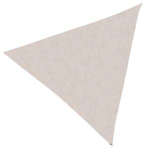Toile ombrage polyéthylène triangulaire beige crème 360x360…