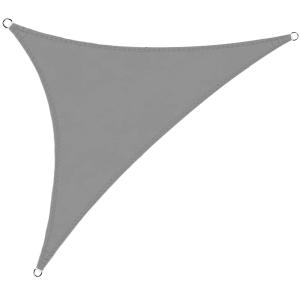 Toile ombrage triangulaire gris déperlant 200x200x200cm
