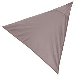 Toile ombrage triangulaire taupe - 300x300x300cm