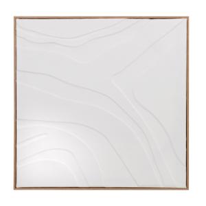Toile peinte blanche 50x50