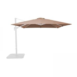 Toile pour parasol déporté 3x3m taupe - Malaga, Brescia et…