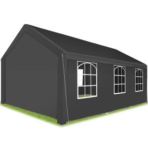 Tonnelle 6 x 4 m étanche avec protection UV gris