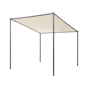 Tonnelle de jardin 282 x 294 cm beige