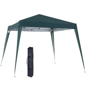 Tonnelle de jardin acier polyester imperméable anti-uv vert…