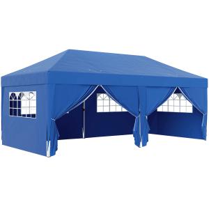 Tonnelle de jardin pliante parois latérales et sac de trans…