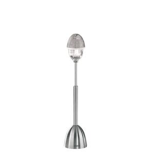 Toqueur à oeufs avec salière en acier inoxydable argent