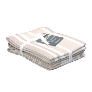 Torchon en Coton beige 50x70 cm