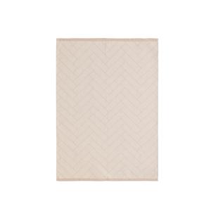 Torchon en coton beige 50x70cm