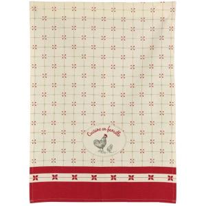Torchon en Coton Beige 70x50 cm