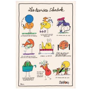 Torchon en Coton multicolore 48x72 cm