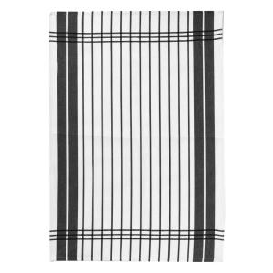 Torchon  en coton noir 50 x 70 cm