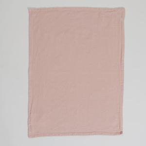 Torchon en coton rose 50x70
