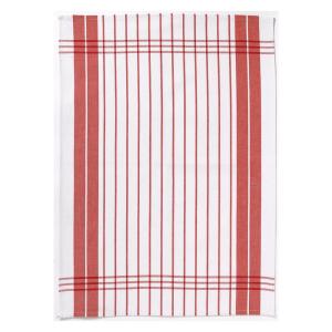 Torchon  en coton rouge 50 x 70 cm
